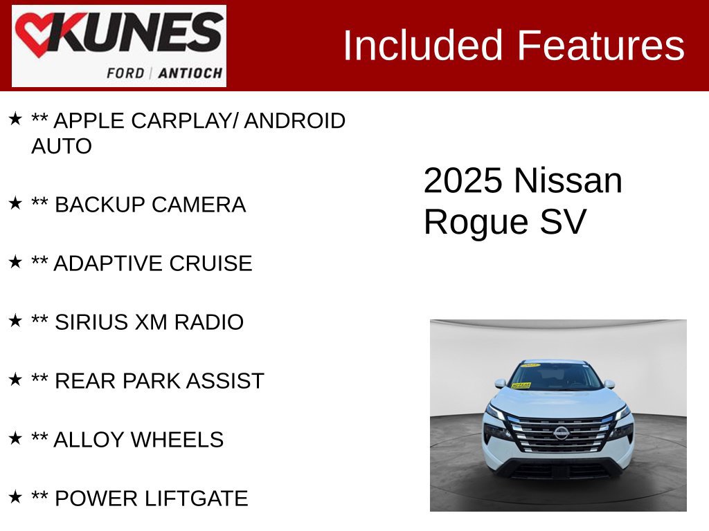 Used 2025 Nissan Rogue SV FWD image 3