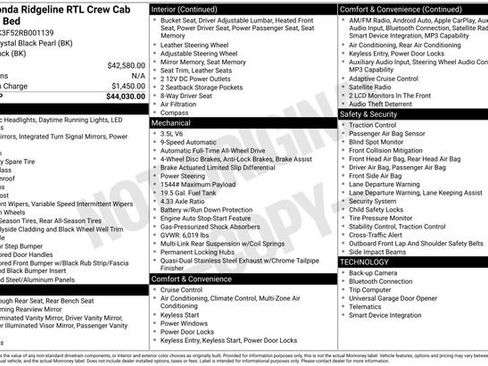 Used 2024 Honda Ridgeline RTL image 4