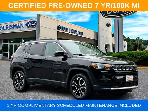 Used 2022 Jeep Compass Limited AWD/4WD image 1