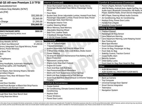 Certified 2025 Audi Q5 Premium w/ Convenience Package AWD/4WD image 30