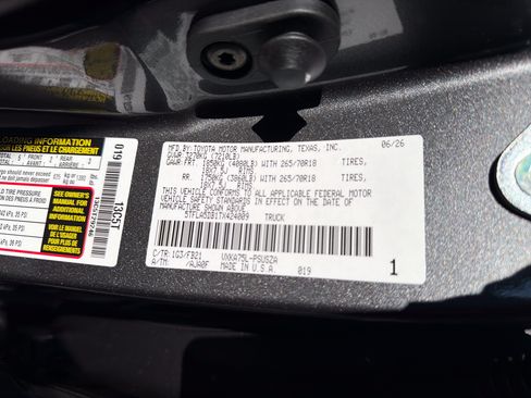 New 2026 Toyota Tundra SR5 AWD/4WD image 12