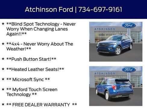 Certified 2023 Ford Explorer XLT w/ Equipment Group 202A image 10