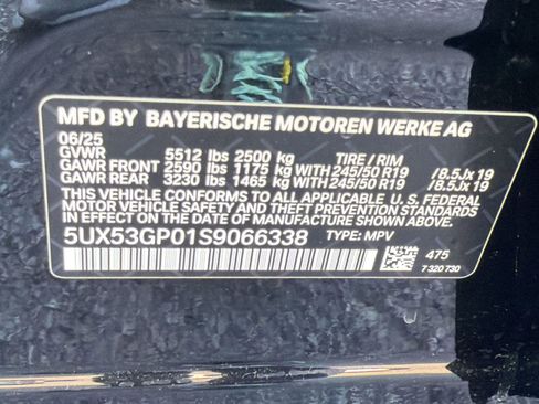 Used 2025 BMW X3 xDrive30i w/ Convenience Package AWD/4WD image 19