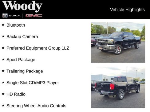 Certified 2018 Chevrolet Silverado 1500 LTZ w/ Sport Package AWD/4WD image 3