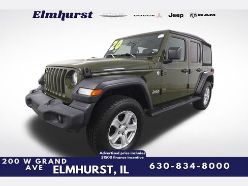Used 2020 Jeep Wrangler Unlimited Sport S image 1