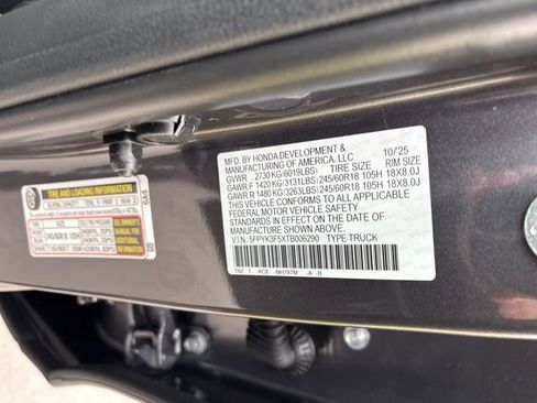 New 2026 Honda Ridgeline RTL image 32