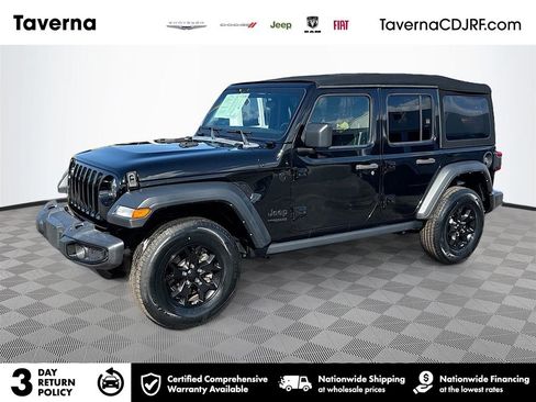 Used 2022 Jeep Wrangler Unlimited Sport image 1