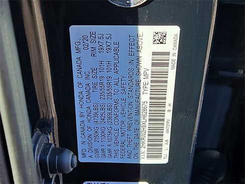 Certified 2020 Honda CR-V Touring image 28