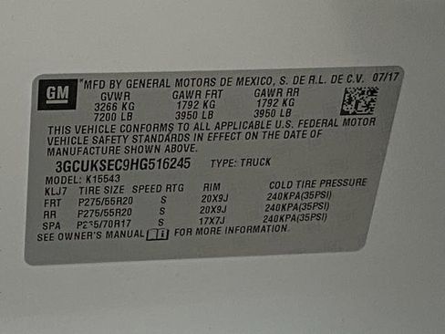 Used 2017 Chevrolet Silverado 1500 LTZ Z71 w/ Redline Edition image 47