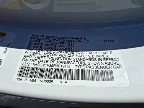 Used 2024 Honda Accord EX image 30