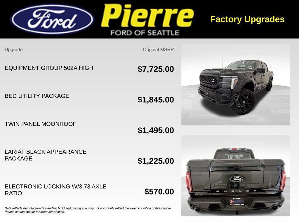 New 2025 Ford F150 Lariat w/ Equipment Group 502A High AWD/4WD image 13
