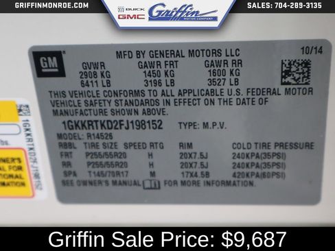 Used 2015 GMC Acadia Denali FWD image 46
