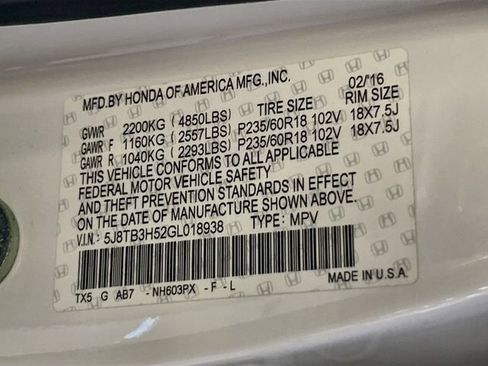 Used 2016 Acura RDX w/ Technology Package FWD image 34