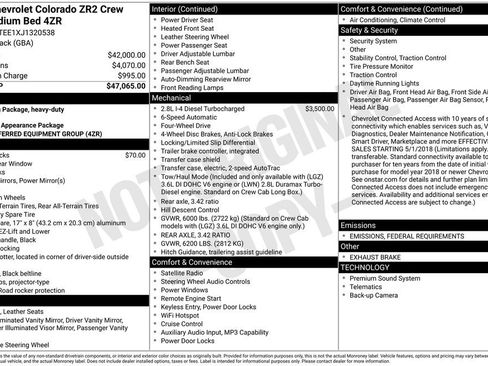 Used 2018 Chevrolet Colorado ZR2 image 6