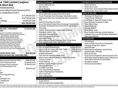 Used 2022 RAM 1500 Limited AWD/4WD image 2