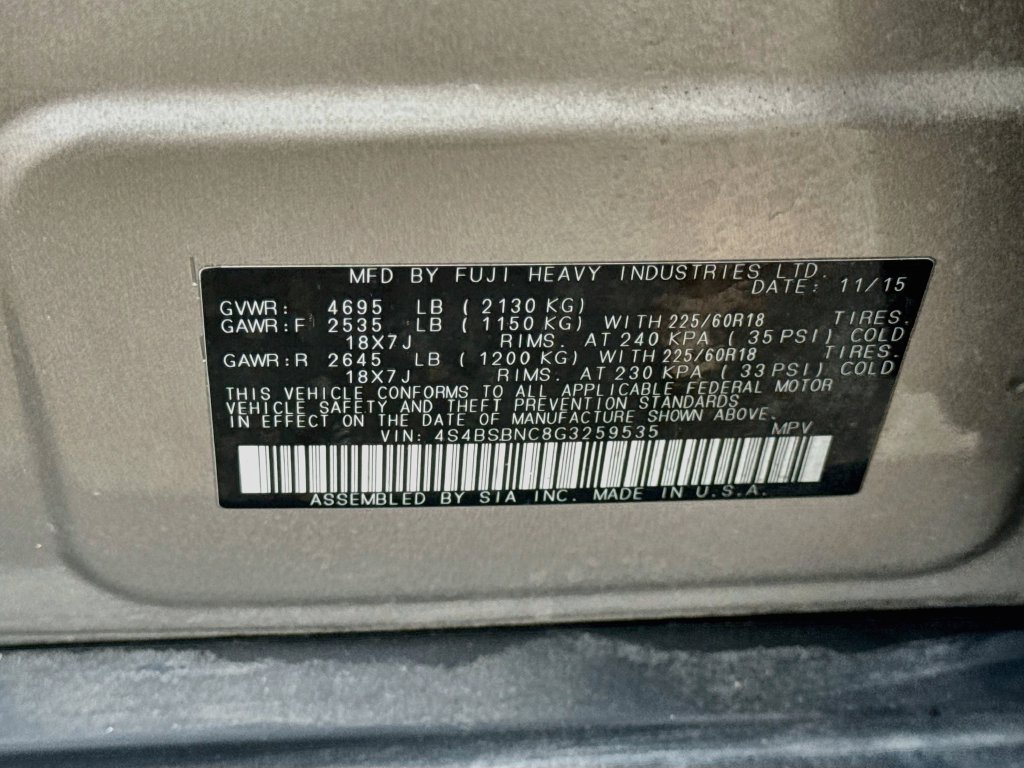 Used 2016 Subaru Outback 2.5i Limited AWD/4WD image 41