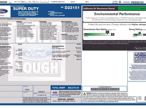 Used 2023 Ford F250 Lariat w/ Lariat Ultimate Package AWD/4WD image 6