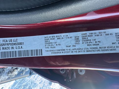 Used 2025 RAM 1500 Laramie w/ Sport Appearance Package image 9