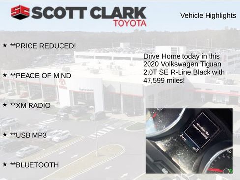 Used 2020 Volkswagen Tiguan SE R-Line AWD/4WD image 8