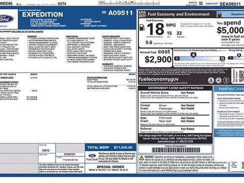 Used 2025 Ford Expedition Active AWD/4WD image 26