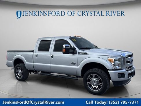 Used 2014 Ford F350 Platinum w/ Snow Plow Prep Package AWD/4WD image 1