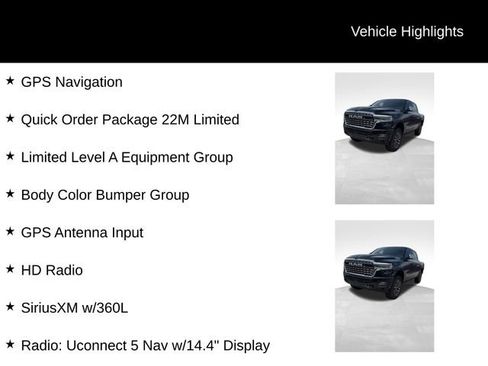 Used 2025 RAM 1500 Limited AWD/4WD image 8