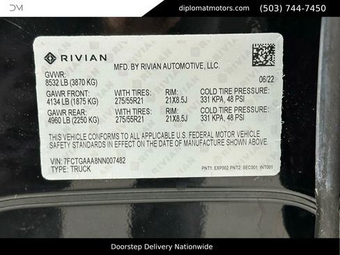 Used 2022 Rivian R1T Adventure image 45