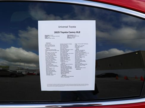Used 2025 Toyota Camry XLE w/ Premium Plus Package FWD image 49