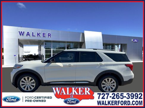 Certified 2022 Ford Explorer Limited w/ Limited Technology Package image 1
