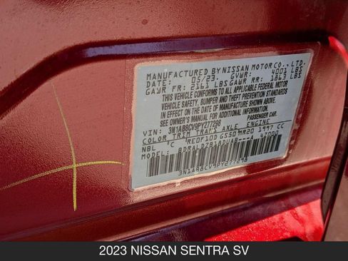 Used 2023 Nissan Sentra SV w/ SV Premium Package FWD image 25