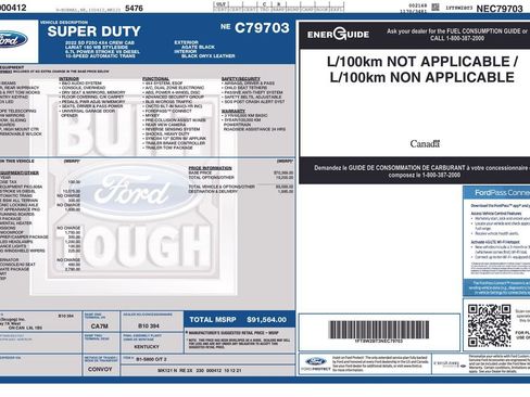 Used 2022 Ford F250 Lariat w/ Lariat Ultimate Package image 2