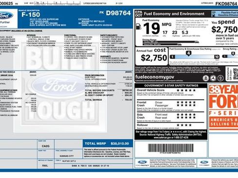 Used 2015 Ford F150 XL w/ Equipment Group 101A Mid AWD/4WD image 3