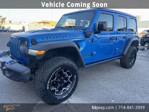 Used 2022 Jeep Wrangler Unlimited Rubicon 4xe image 1