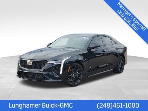 Certified 2023 Cadillac CT4 V w/ Technology Package image 1