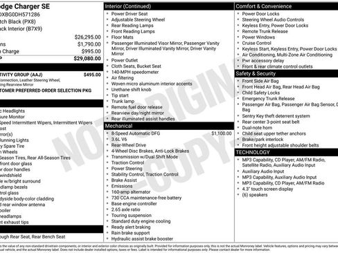 Used 2013 Dodge Charger SE w/ Connectivity Group RWD image 3