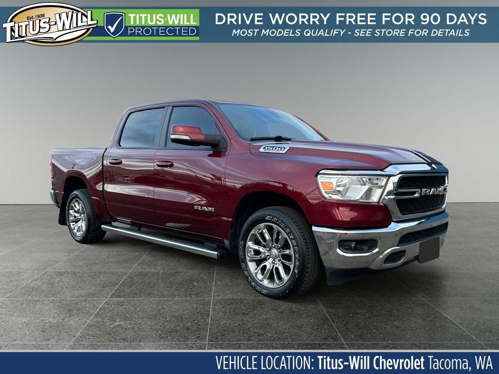 Used 2021 RAM 1500 Big Horn w/ Trailer Tow Group AWD/4WD image 1