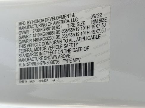 Used 2022 Honda Odyssey Elite image 28