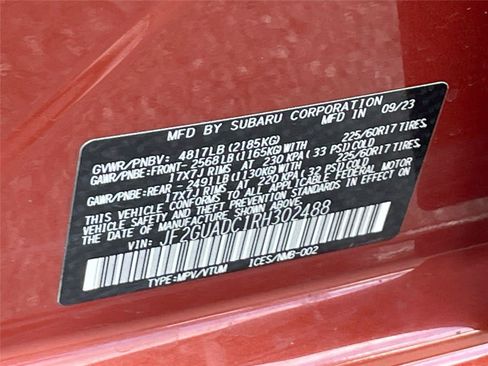 Certified 2024 Subaru Crosstrek 2.0i Premium AWD/4WD image 33