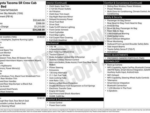 Used 2021 Toyota Tacoma SR AWD/4WD image 12