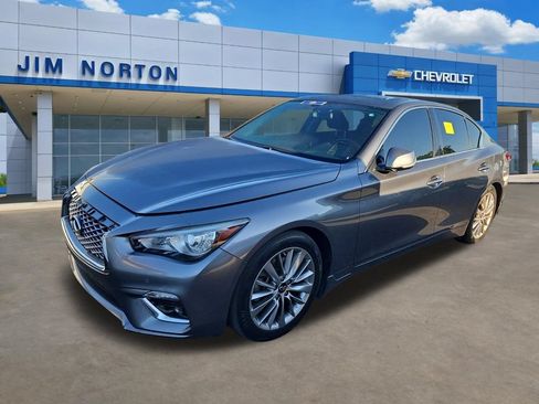 Used 2022 INFINITI Q50 Luxe w/ Cargo Package RWD image 1