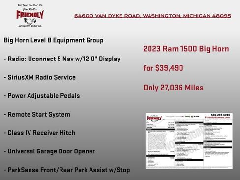 Used 2023 RAM 1500 Big Horn image 7