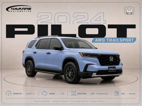 Certified 2024 Honda Pilot TrailSport image 1