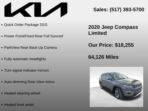 Used 2020 Jeep Compass Limited image 5