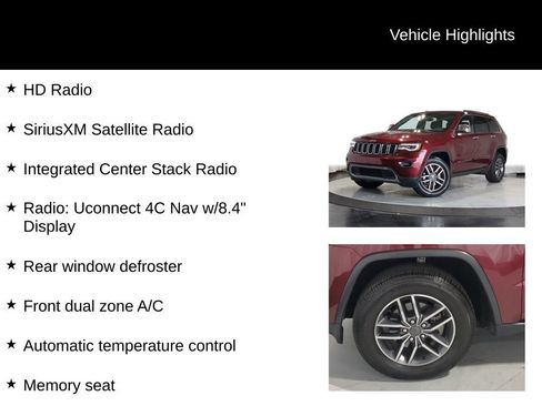 Used 2020 Jeep Grand Cherokee Limited w/ Premium Lighting Group AWD/4WD image 13