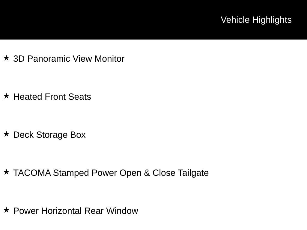 Certified 2025 Toyota Tacoma TRD Sport w/ TRD Sport Premium Package AWD/4WD image 7