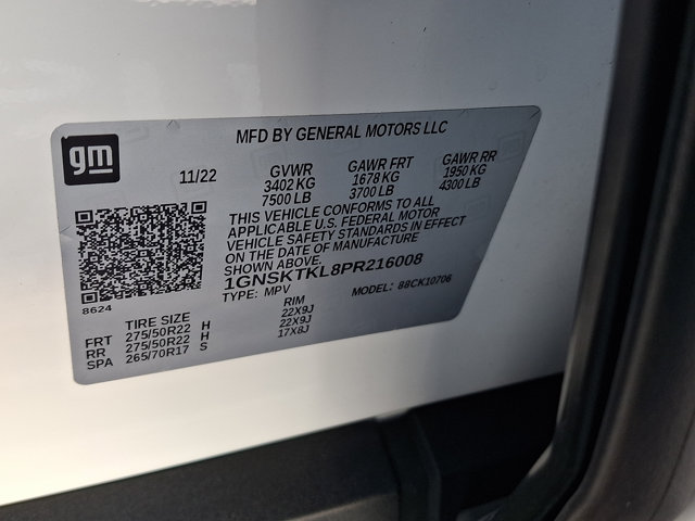 Certified 2023 Chevrolet Tahoe High Country w/ Max Trailering Package AWD/4WD image 34
