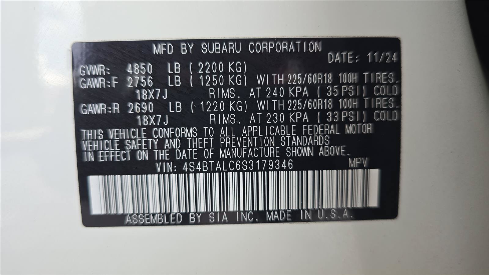 Used 2025 Subaru Outback Onyx Edition AWD/4WD image 29