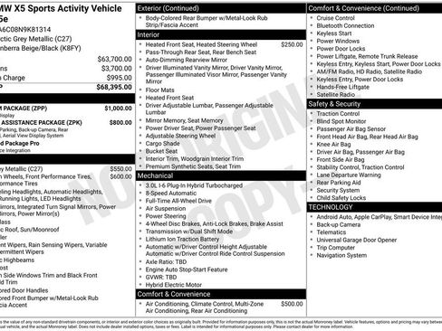 Used 2022 BMW X5 xDrive45e w/ Premium Package image 31