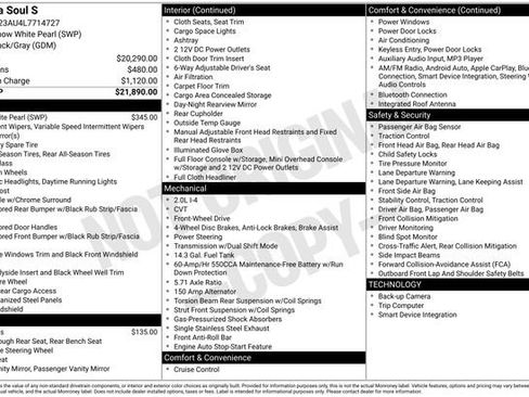 Certified 2020 Kia Soul S image 23