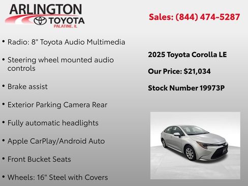 Used 2025 Toyota Corolla LE image 4
